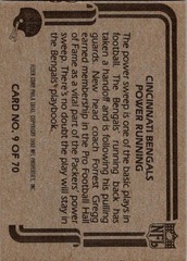 1980 Fleer Team Action #9 Power Running