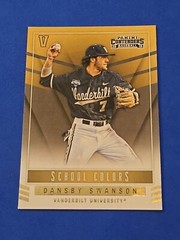 2015 Dansby Swanson ROOKIE RC Panini Contenders #1 School Colors Insert