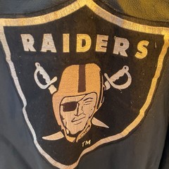 Oakland Los Angeles Raiders Leather Jacket NFL VTG G-III CARL BANKS Sz XXLT