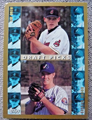 1998 TOPPS DRAFT PICKS #498 TIM DREW INDIANS & DONNIE BRIDGES EXPOS