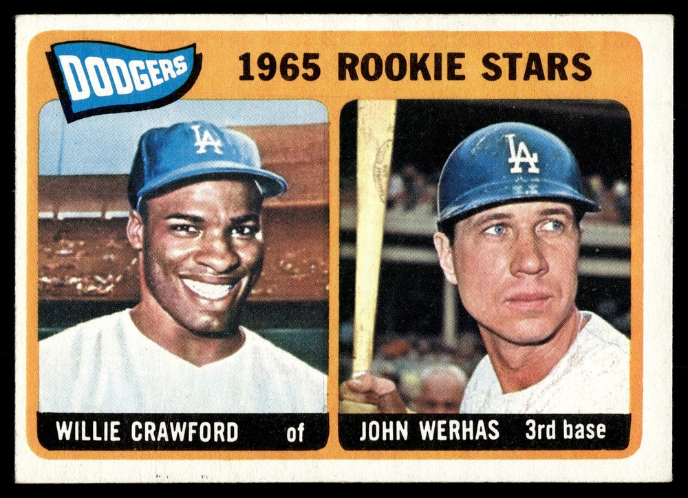 1965 Topps 1965 Rookie Stars (Willie Crawford / John Werhas) #453 RC Dodgers