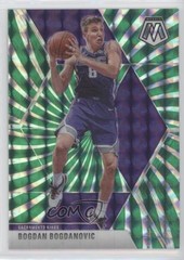 2019-20 Panini Mosaic FOTL Green Swirl Prizm 9/10 Bogdan Bogdanovic #40 z4k
