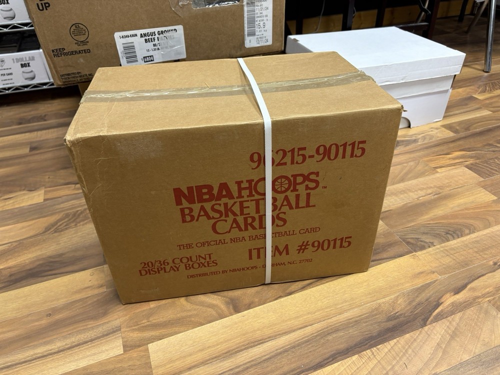 1990-91 NBA Hoops Series 1 Factory Sealed Case 20 Boxes Michael Jordan