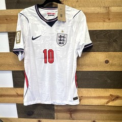 Nike England Jude Bellingham #10 Soccer Jersey White/Red/Navy FIFA 2026