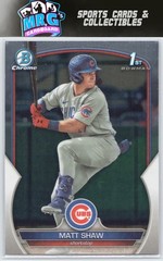 2023 Bowman Draft #BDC-33b Matt Shaw Chrome