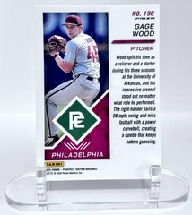 Xavier Neyens 2025 Panini Prospect Edition Red Ice Prizm #1 Houston Astros