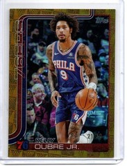 2025-26 Topps NBA Kelly Oubre Jr Season Tip-Off Gold Foilboard #&rsquo;d /50 76ers #27