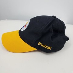 Reebok NFL Pittsburgh Steelers Black and Yellow Baseball Cap Hat