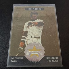 Donruss 1994 Studio Silver Series Stars Barry Bonds #2 San Francisco Ltd 1/10000