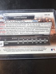 2017 Bowman Chrome #CPA-SD Steven Duggar San Francisco Giants Auto