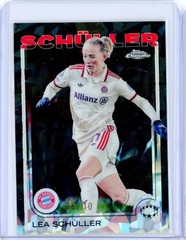 2024-25 Topps Chrome Sapphire UEFA Women&rsquo;s LEA SCHULLER Black Refractor 6/10