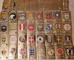 Panini FIFA World Cup Soccer Russia 2018 stickers foil, emblems, legends