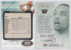 2002-03 Fleer Box Score Debut 625/2002 Drew Gooden #4BSD Rookie RC 0a1