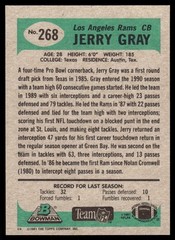 Jerry Gray 1991 Bowman #268 Los Angeles Rams 32326 Football Card