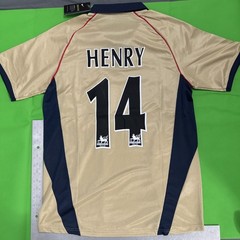 Thierry Henry Arsenal Sega 2001/2002 Away Jersey Retro New Size L
