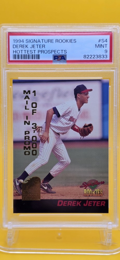⚾️PSA 9 – 1994 Signature Rookies – Hottest Prospects Derek Jeter #S4 – 1 of 3000