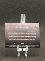 2023 Topps Chrome CLAYTON KERSHAW Los Angeles Dodgers TITANS Refractor Insert