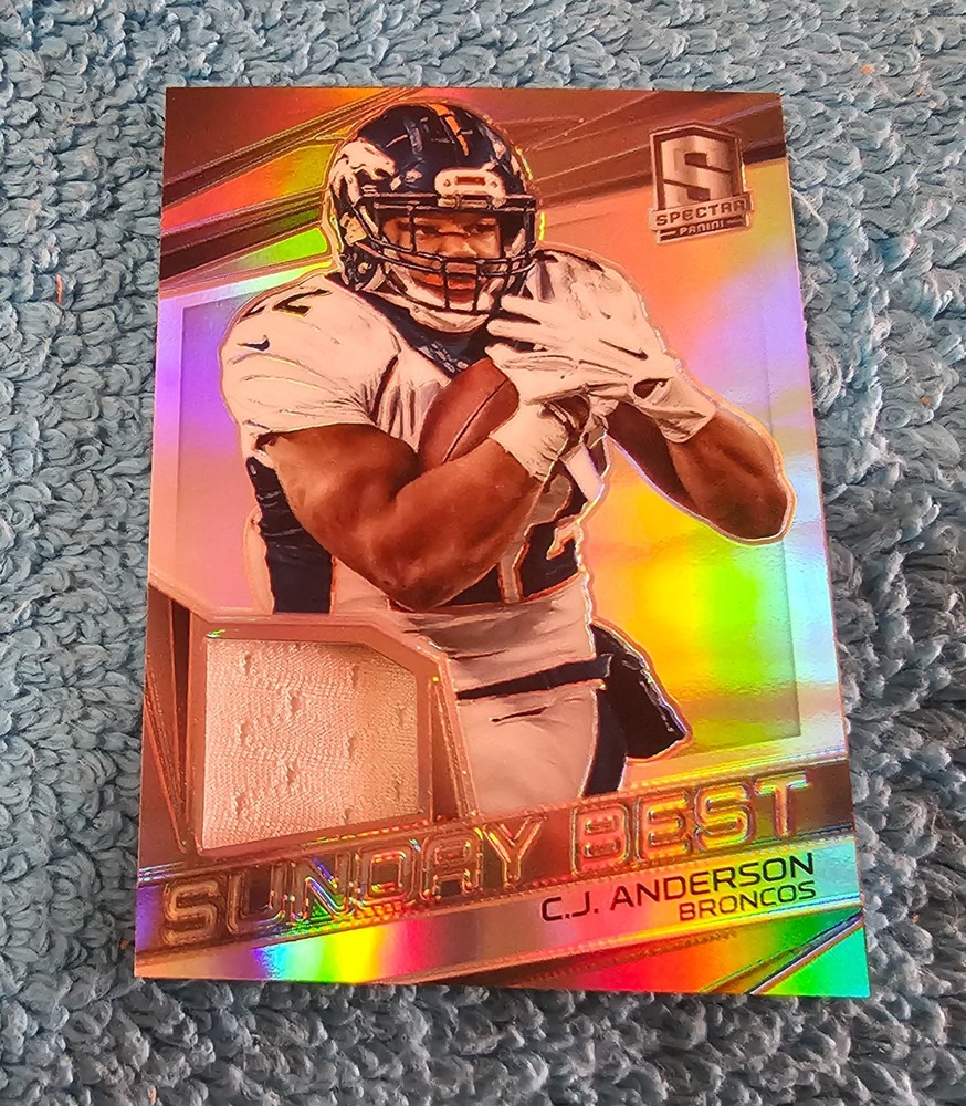 2015 Spectra Sunday Best CJ Anderson Denver Broncos Holo 121/199 #SB-CA