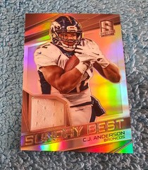 2015 Spectra Sunday Best CJ Anderson Denver Broncos Holo 121/199 #SB-CA