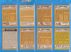 1968 & 1969 Oakland A&rsquo;s Lot (16 cards VG-EX) Vintage Topps Sal Bando Rick Monday