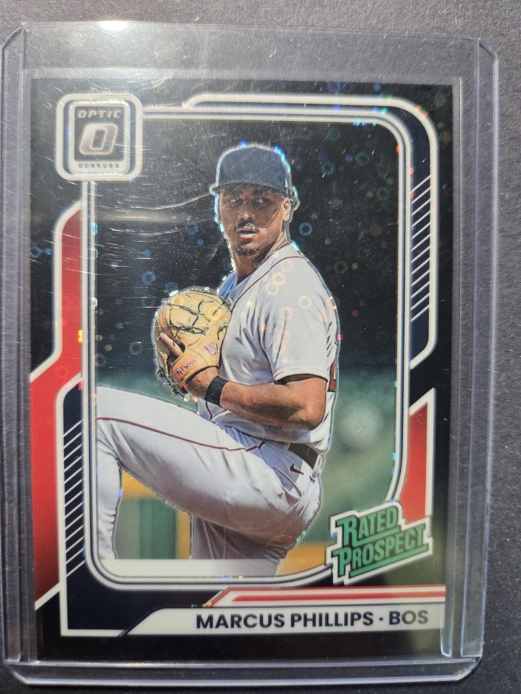 Panini 2026 Donruss Marcus Phillips Red Sox Rated Prospect Black Circles #186