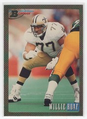 #421 1993 Bowman FOIL  Willie Roaf RC New Orleans Saints