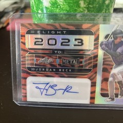 2022 Leaf Metal – Flight 2023 to Jordan Beck #FT-JB2 Giraffe Wave 3/4 RC