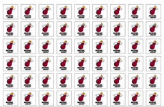 22 NBA Team Logo Stickers – Matte/Gloss Paper Options – 4 Different Sizes in One