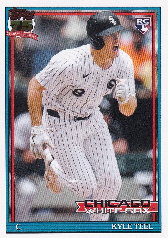 KYLE TEEL TOPPS ROOKIE 1991 35TH ANNIVERSARY RC WHITE SOX #T91-91 2026 S1