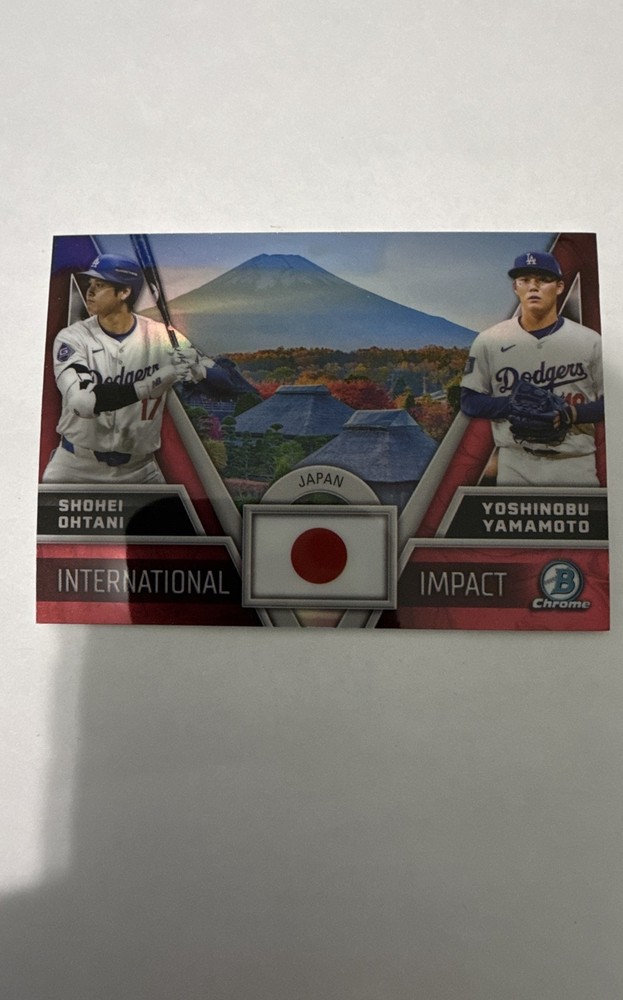 2024 Bowman Chrome – International Impact Shohei Ohtani, Yoshinobu Yamamoto…