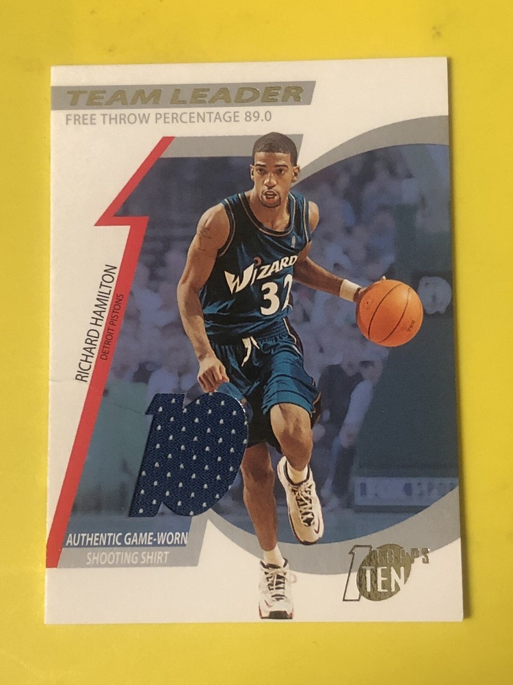 2002-03 Topps Ten Team Leader /1000 Richard Hamilton #TL-RH VGEX