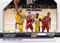 Luka Doncic 2024-25 Panini Instant #403 Lakers Victory vs. Pelicans, 1/269 Print