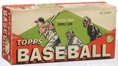 1952 MICKEY MANTLE ROOKIE CARD CHASE BOX-21 pack -Auto-2 cards 1950/60&rsquo;s