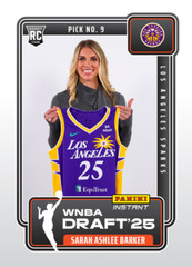 Sarah Ashlee Barker 2025 Panini Instant #8 WNBA Draft Night Rookie PRESALE