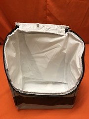 Mascot Bailey #72 LA Kings Jersey Insulated Zipped Lunch Bag Color: Gray New!