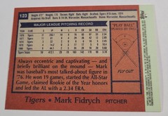 2003 Topps All-Time Fan Favorites #123 Mark Fidrych Detroit Tigers