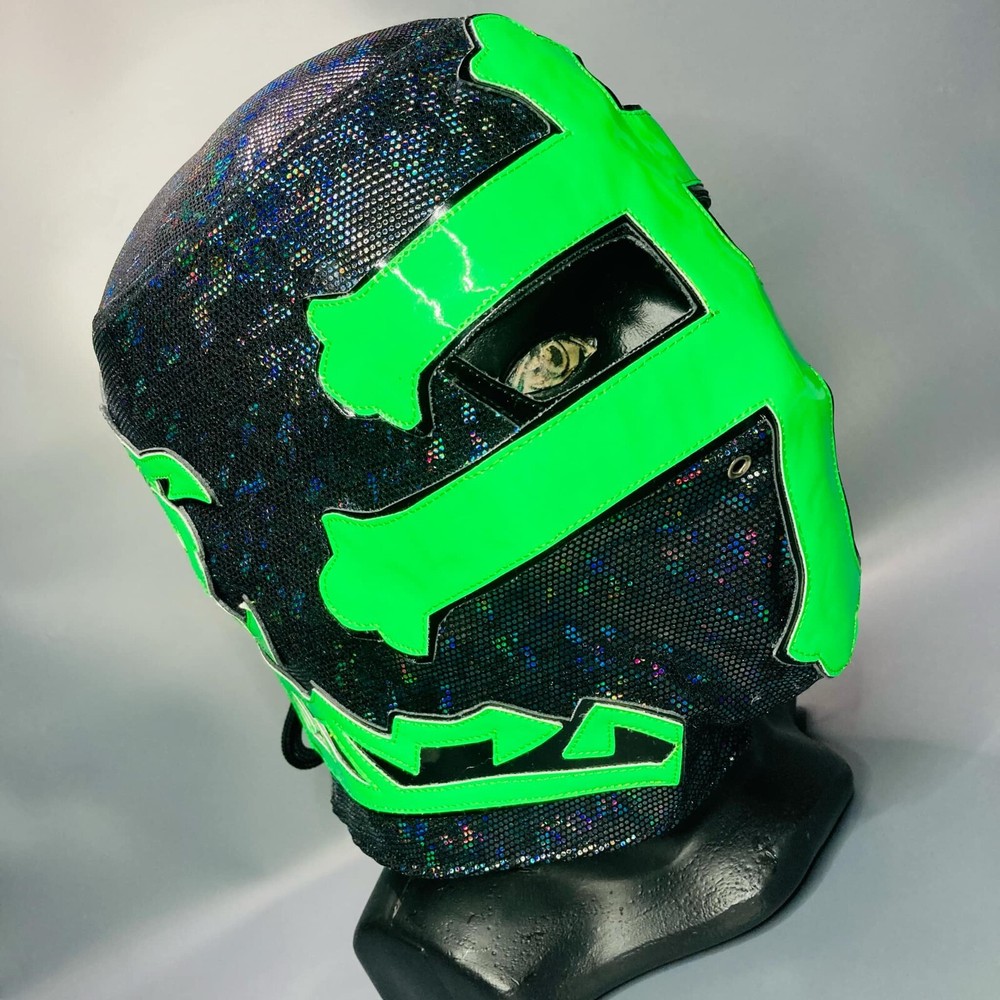 Templario Wrestling Lucha Libre Semi Professional Luchador Mascara Black Neon