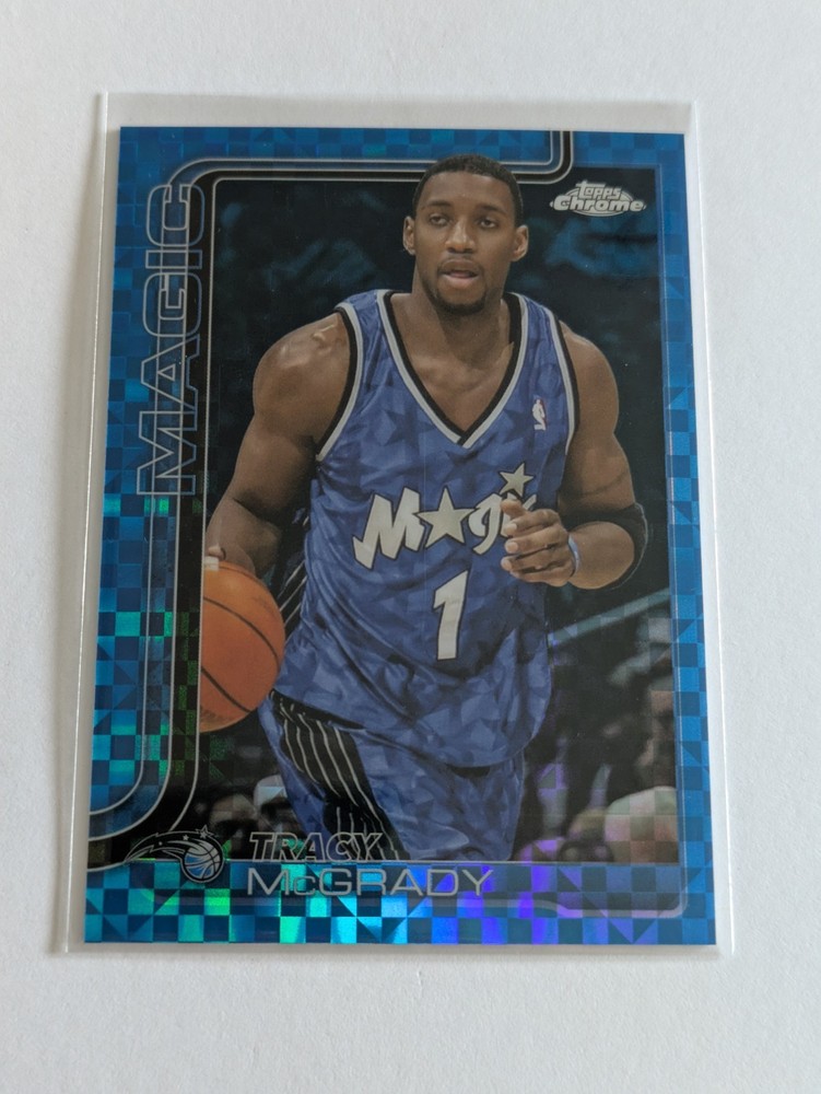 2025-26 Topps Chrome – Tracy Mcgrady #245 Blue X-Fractor
