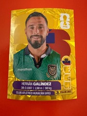 2026 Panini World Cup Gold Crumple Stickers ECU ENG EGY FRA GER GHA HAI