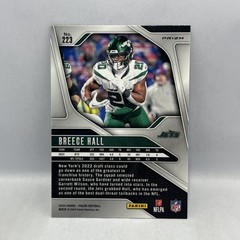 2024 Prizm Black and White Checkerboard Breece Hall Jets #223