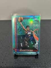 2025-26 Topps Chrome Update VJ Edgecombe RC #153 Teal Refractor /299 76ers