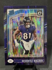 2024 Devontez Walker Rated Rookie Purple Shock Parallel – Donruss Optic #228