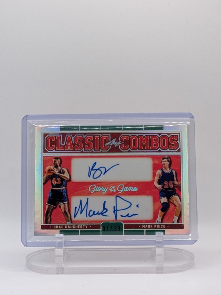 2025 Leaf Glory of the Game -Classic Combos Mark Price/Brad Daugherty /30 #CC-4