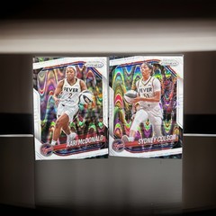 ‘25 Panini Prizm WNBA FEVER #1 Sydney Colson + #10 Aari McDonald Seismic Prizms