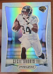 CECIL SHORTS 2012 PRIZM FOOTBALL SILVER PRIZMS REFRACTOR RARE!! #89