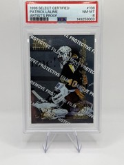 1996 Select Certified Rookie Artists Proof /500 Patrick Lalime #108 PSA 8