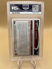 Topps 2012 Bryce Harper Rookie Red Helmet Image Variation #661 Nationals PSA 8