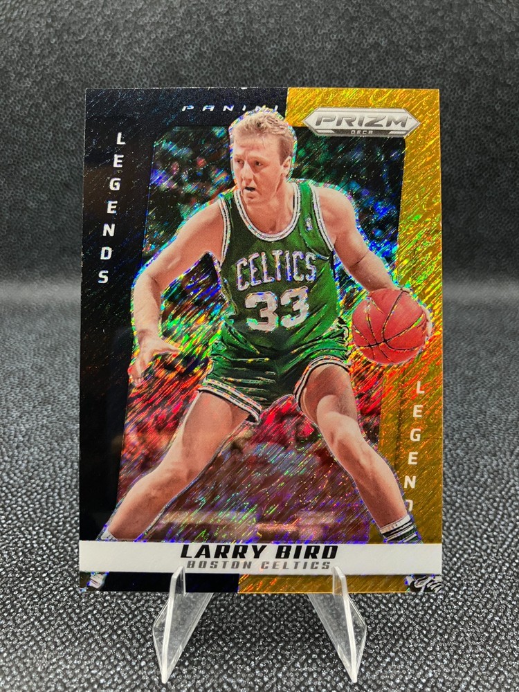 2024 Prizm Deca – #203 Larry Bird – Black Gold Shimmer FOTL /8
