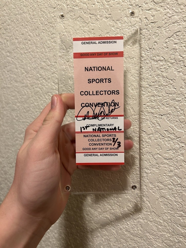 Derek Jeter Signed NSCC Ticket 1/3