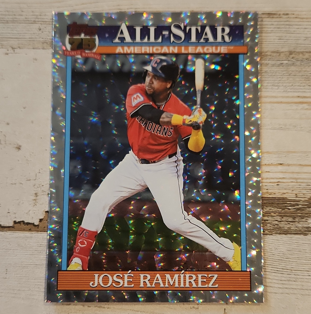 Topps 2026 Jose Ramirez Cleveland Guardians Crackle Foil Board #T91-69